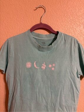 Cotton On Mint Green Celestial Graphic Tee